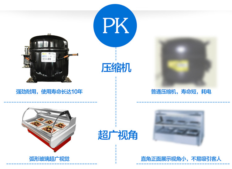 成云廠家直銷超市冷鮮肉生鮮柜冷藏展示柜臥式冷鮮豬肉保鮮冷柜