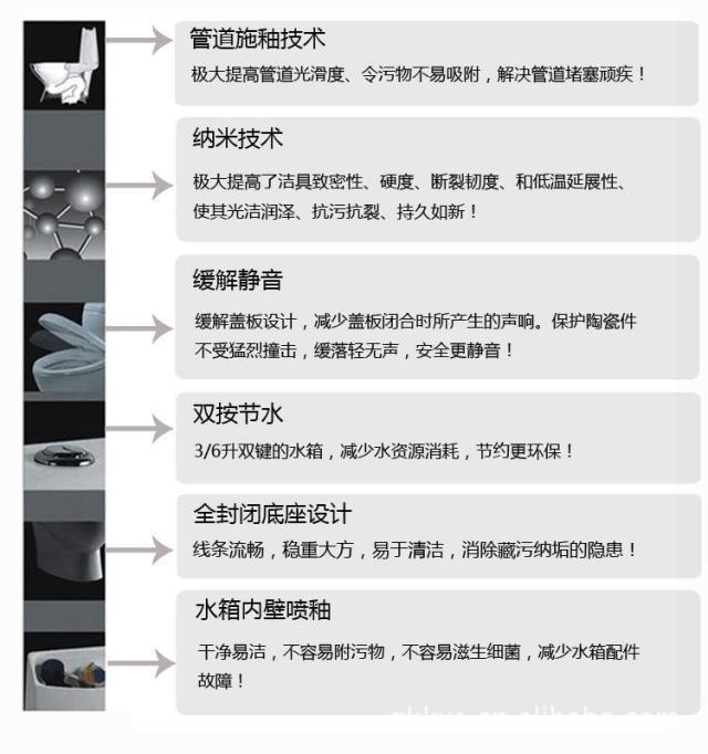 銷售 新款馬桶連體坐便器 家用酒店連體坐便器 陶瓷馬桶批發