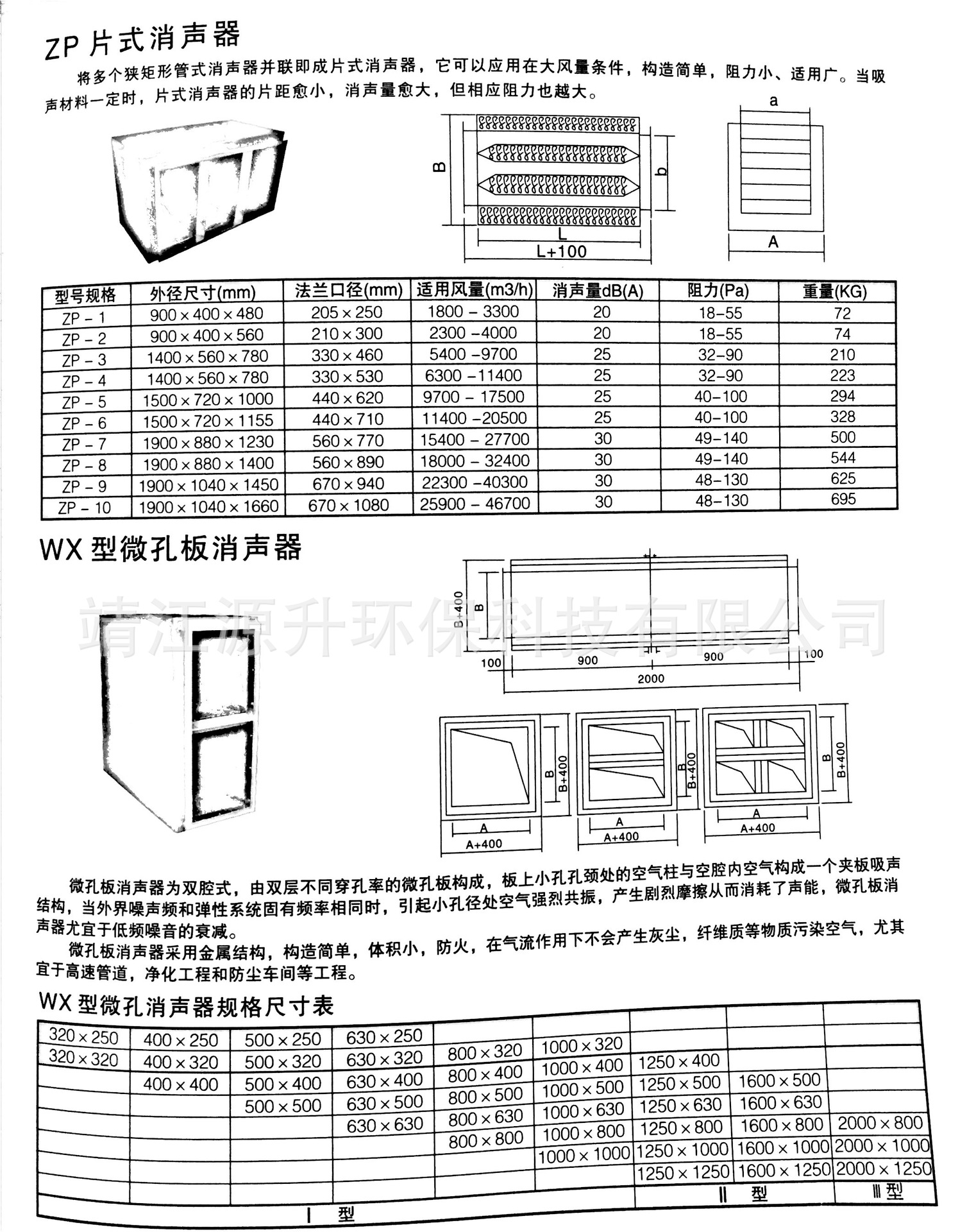 廠(chǎng)家直銷(xiāo)風(fēng)管消聲器復(fù)合式消聲器折板式消聲器片式消聲器靜壓箱