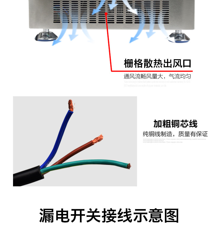 半角商用電磁爐5000w大功率電磁灶5kw電炒鍋飯店平面大炒爐煲湯爐